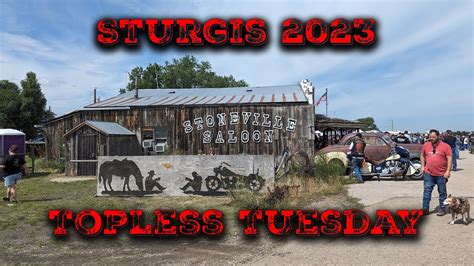 STURGIS 2023 TOPLESS TUESDAY AND THE THROTTLE